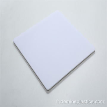 Feuille de diffuseur de lumière LED en polycarbonate de couleur blanche